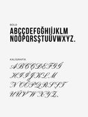 INITIALS SMALL DRAWSTRING BAG