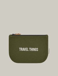 Travel Things Zipped Pouch