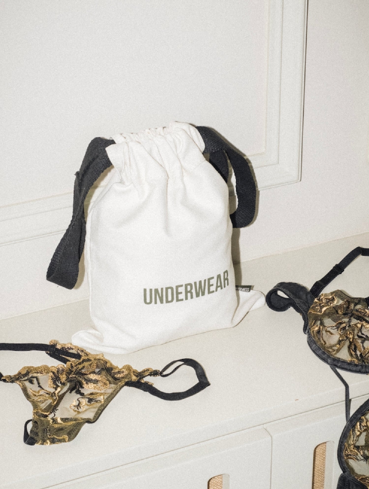 Small Underwear Drawstring Bag
