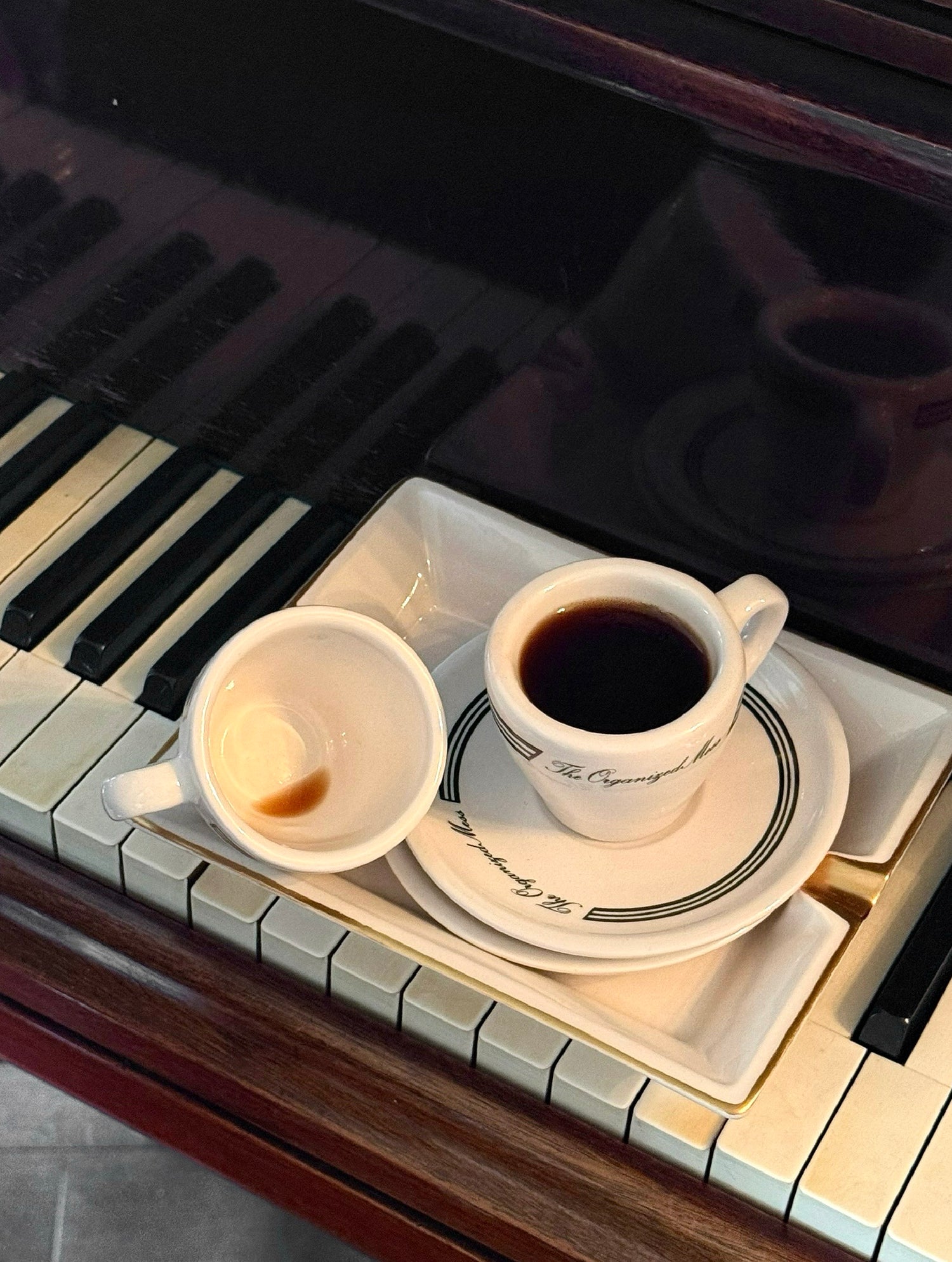 Ceramic Espresso Cup & Saucer